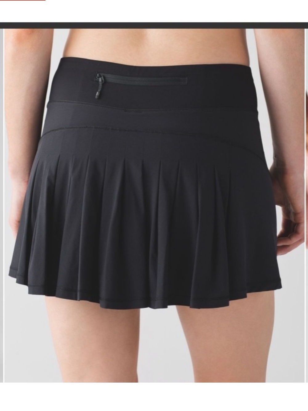 lululemon sz 8 Black Circuit Breaker Skirt skort athleisure tennis running gym